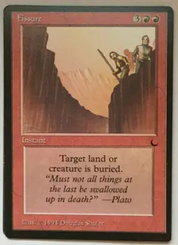 4x Fissure - MTG The Dark - Image 2