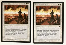 Fire and Brimstone (2) The Dark NM MTG Magic the Gathering - Image 1