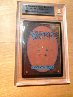 MTG Tolarian Academy Urza's Saga Beckett Graded 8.5 NM-MT+ - Image 2