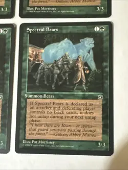 Spectral Bears X4 Homelands Ex Condition See Pics Front Back - Image 2