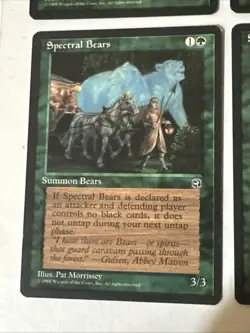 Spectral Bears X4 Homelands Ex Condition See Pics Front Back - Image 3