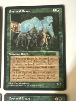 Spectral Bears X4 Homelands Ex Condition See Pics Front Back - Image 4