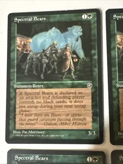 Spectral Bears X4 Homelands Ex Condition See Pics Front Back - Image 5