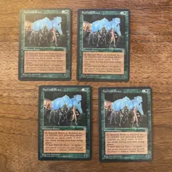 4x Spectral Bears NM+ NEVER PLAYED MTG Homelands Magic x4 VINTAGE FAST SHIPPING - Image 1