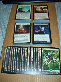 MTG Magic 1x Zendikar Complete Common & Uncommon & Full Art Basic Land Set NM/LP - Image 1