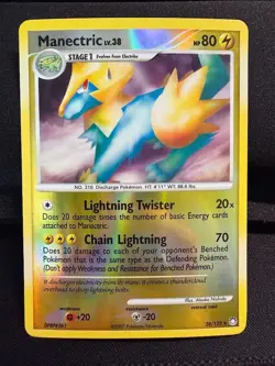 Pokemon Mysterious Treasures Manectric Reverse Holo (28/123) NM - Image 1