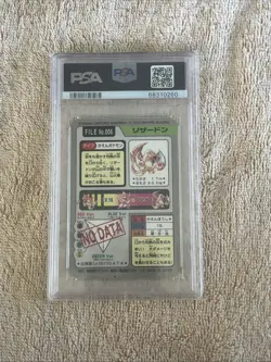 1997. Pocket Monsters Charizard Prism Carddass 006 Mint 7 - Image 2