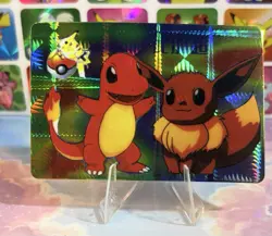 Pokemon Vintage Pocket Monsters Vending HOLO Prism Sticker 1999 Bandai Nintendo - Image 2