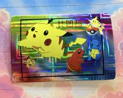 Pokemon Vintage Pocket Monsters Vending HOLO Prism Sticker 1999 Bandai Nintendo - Image 3