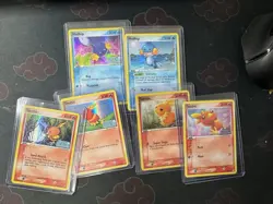 Pokemon TCG Mid Era Torchic and Mudkip Reverse Holo Stamped - Image 1