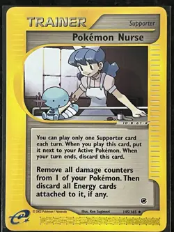 💥 Pokemon Nurse 2003 TCG (Expedition E-Reader Set) Non Holo # 78/165 - Image 1