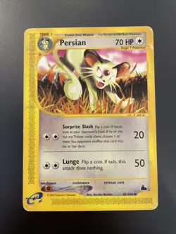 Pokemon TCG - Persian Skyridge 42/144 Uncommon - Image 1
