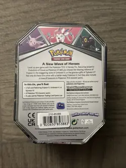 Pokemon TCG V Heroes Tin - Espeon V - Factory Sealed - Image 2
