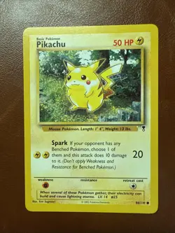 Pokemon TCG WoTC Pikachu 86/110 Legendary Collection Regular Lightly Played LP - Image 1