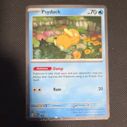 Pokemon Psyduck Promo Me: Mega Evolution 007 EN Basic Holo TCG - Image 1