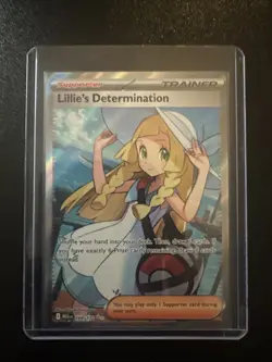 Pokemon Mega Evolution Lillie's Determination 169/132 Ultra Rare NM Condition - Image 1