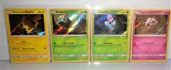 4 POKEMON DETECTIVE PIKACHU/Pikachu,Bulbasaur,Morelull,Jigglypuff *Never Played* - Image 1