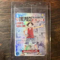 One Piece College Basketball US Voyage Monkey.D.Luffy Card - Image 1