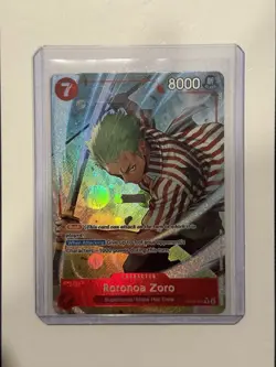 Roronoa Zoro - OP14-015 (Alternate Art) OP14-015 The Azure Sea's Seven Foil - Image 1