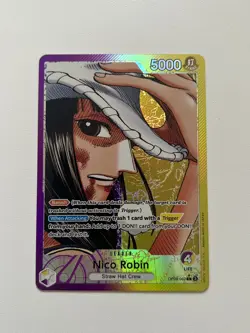 One Piece CCG Nico Robin Alt Art Leader OP09-062 - Image 1