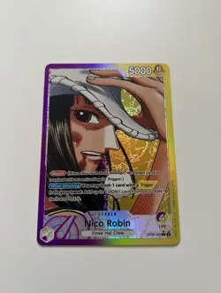 One Piece CCG Nico Robin Alt Art Leader OP09-062 - Image 2