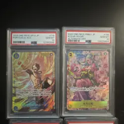 One Piece Alt Art Graded Lot Portgas D. Ace, Hiyori, Perospero… - Image 1