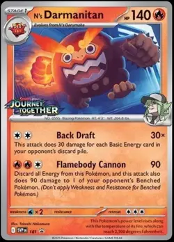 N's Darmanitan - 181 (Prerelease) 181 Sv: Scarlet & Violet Promo Cards Holo - Image 1