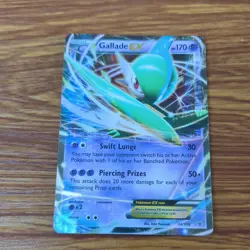 Gallade EX 34/108 ROARING SKIES Pokemon Card Holo Rare 070618 - LP - Image 1