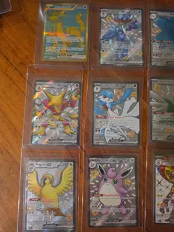 18x English Pokemon TCG SR card lot paldean fates paradox rift obsidian flames - Image 2