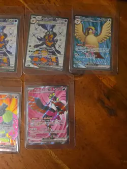 18x English Pokemon TCG SR card lot paldean fates paradox rift obsidian flames - Image 5