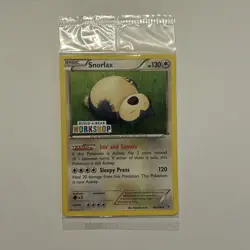 Sealed Snorlax 80/106 Build A Bear Workshop Stamped Promo Pokemon TCG Card - Image 1