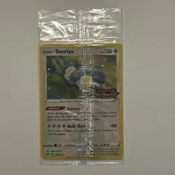 Sealed Snorlax 131/185 Vivid Voltage Stamped Promo Pokemon TCG Card - Image 1