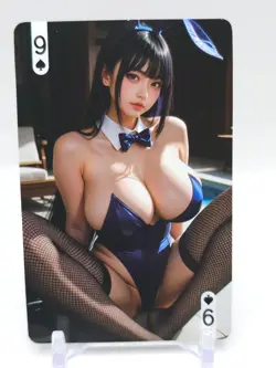 Waifu Collectible Poker Trading Card - Image 1