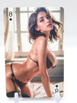 Waifu Collectible Poker Trading Card - Image 1