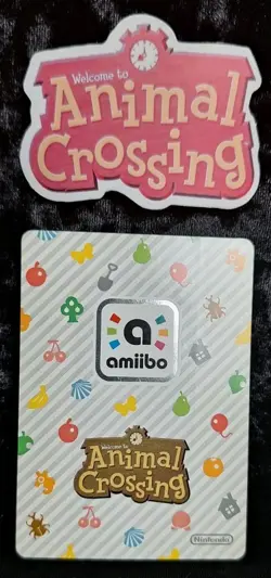Animal Crossing Nintendo Amiibo Card Flip #177 Regular Card Stock Authentic - Image 2