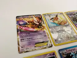ALL HOLO Pokemon Card Bundle: LP-MP (Mewtwo EX 54/99, Eevee RC14, and more!) - Image 2