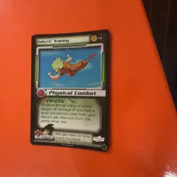 Goku's Training Androids Saga Dragon Ball Z DBZ CCG Goku TCG Card LIMITED FOIL - Image 1