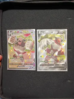 Pokemon Binder 2 By 2 With slitly used cards With 16 Extra Pages - Image 1