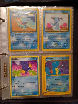 Pokemon Binder 2 By 2 With slitly used cards With 16 Extra Pages - Image 4