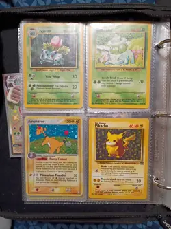 Pokemon Binder 2 By 2 With slitly used cards With 16 Extra Pages - Image 5