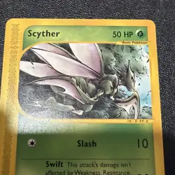 Pokemon Card - Scyther Aquapolis 2002 106/147 Non Holo - Image 2