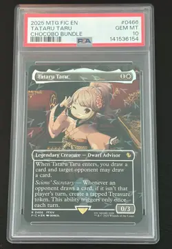 2025 MTG Final Fantasy Tataru Taru #0466 PSA 10 GEM MINT - Chocobo Track Foil - Image 1