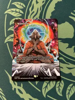 Brainstorm Borderless NON Foil Teenage Mutant Ninja Turtles PZA TMNT MTG Mythic - Image 1