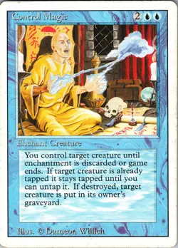 Control Magic Revised Edition Uncommon LP Magic: The Gathering Normal - Image 1