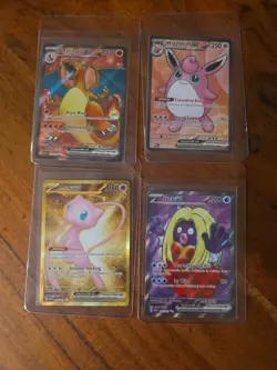 4x English Pokemon TCG 151 SR Card Lot - Image 1