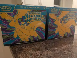 Pokemon TCG - Ascended Heroes ETB Elite Trainer Box NEW & SEALED Lot Of 2 Boxes - Image 1