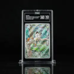 Pokemon Meowth 106/094 Art Rare TAG 10 GEM MINT GRADED ENGLISH PHANTASMAL FLAMES - Image 1