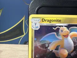 Pokemon TCG Dragonite Sun & Moon Base Set 96/149 Promo Cosmos Holo Rare - Image 2