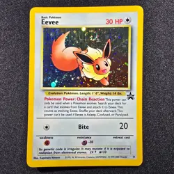 Eevee Promo #11 Black Star Promos Pokemon TCG Holo - Image 1