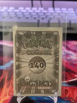 Pokemon Gigamax Rillaboom #140 Pokedex Silver Foil Peru NM!! - Image 2